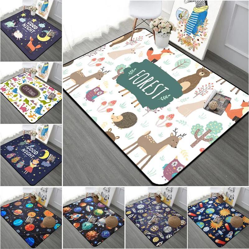 Animal/Stars Printed Short Plush Carpet Anti-Slip Floor Rug Soft Kids Playing Carpets for Living Room Indoor Bedroom Rug
Animal/Stars Printed Short Plush Carpet Anti-Slip Floor Rug Soft Kids Playing Carpets for Living Room Indoor Bedroom Rug