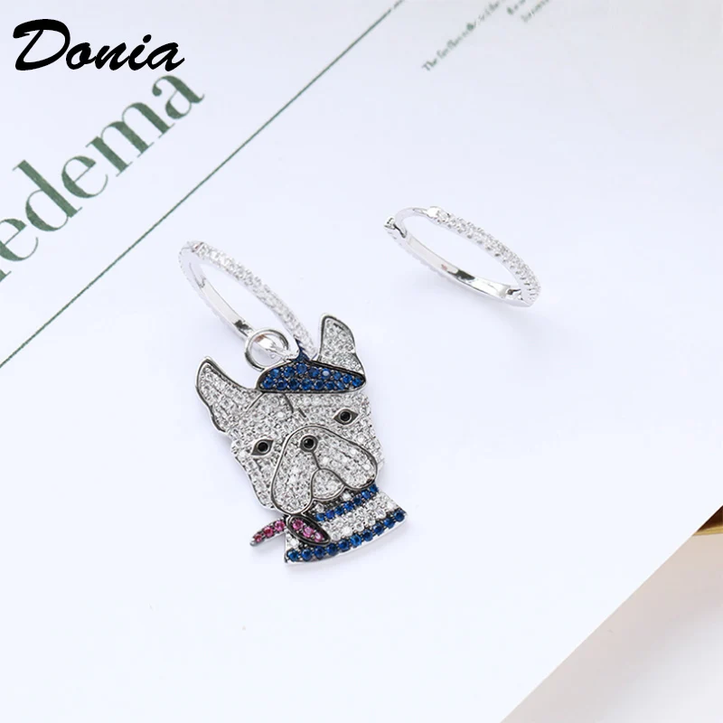 Donia jewelry Fashion copper micro-inlaid AAA zircon earrings puppy ear buckle asymmetric animal ear ring exquisite gift jewelry
Donia jewelry Fashion copper micro-inlaid AAA zircon earrings puppy ear buckle asymmetric animal ear ring exquisite gift jewelry
