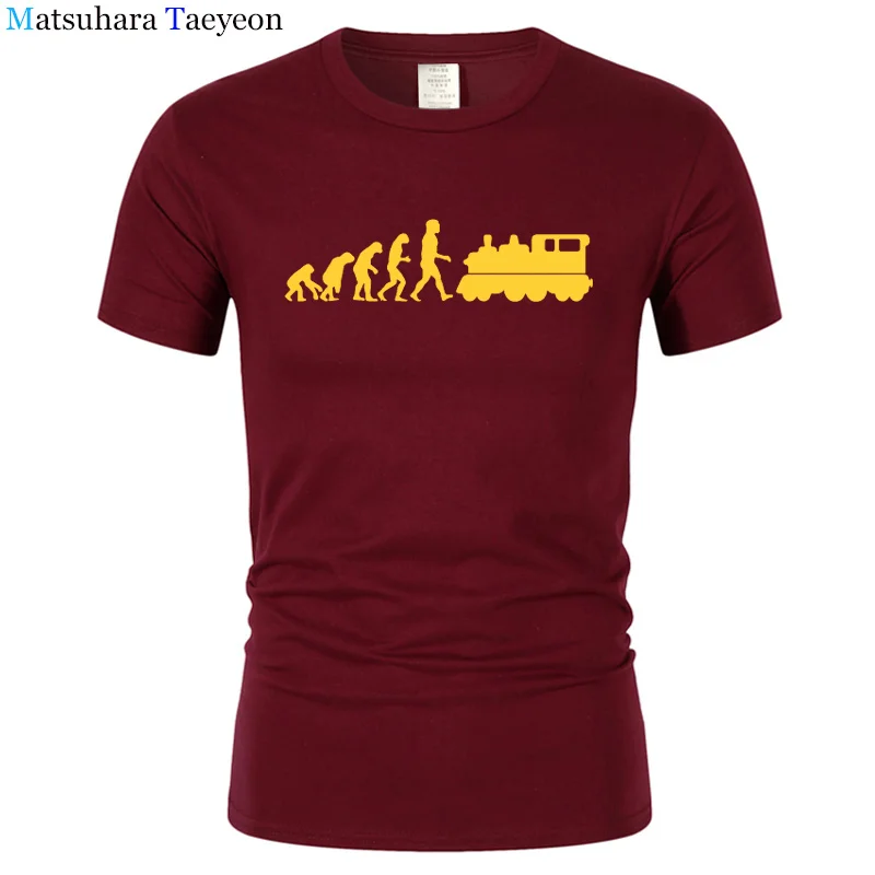 T Shirt Men Funny Evolution of Railway Train Cotton Short Sleeve Tshirt Streetwear Novelty Fitness Man T-Shirt Tops Tee 71
T Shirt Men Funny Evolution of Railway Train Cotton Short Sleeve Tshirt Streetwear Novelty Fitness Man T-Shirt Tops Tee 71