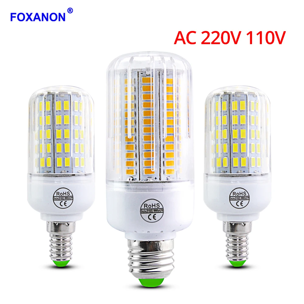 Светодиодная лампа-Кукуруза E27 SMD5730 220 В 110 В 24 30 42 64 80 89 108 136 светодиодов
Светодиодная лампа-Кукуруза E27 SMD5730 220 В 110 В 24 30 42 64 80 89 108 136 светодиодов