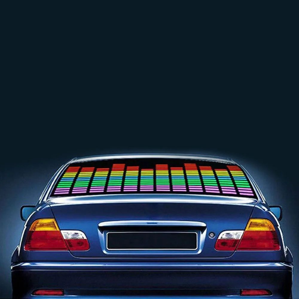 Car RGB LED Music Rhythm Flash Light Sound Activated Sensor Equalizer Rear Windshield Sticker Styling Neon Lamp Hot Sale
Car RGB LED Music Rhythm Flash Light Sound Activated Sensor Equalizer Rear Windshield Sticker Styling Neon Lamp Hot Sale