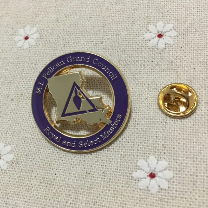 new arrival Freemasonic Lapel Pin Badges Broches Masonry Free Mason M.I. Grand Council Royal and Select Masters
new arrival Freemasonic Lapel Pin Badges Broches Masonry Free Mason M.I. Grand Council Royal and Select Masters