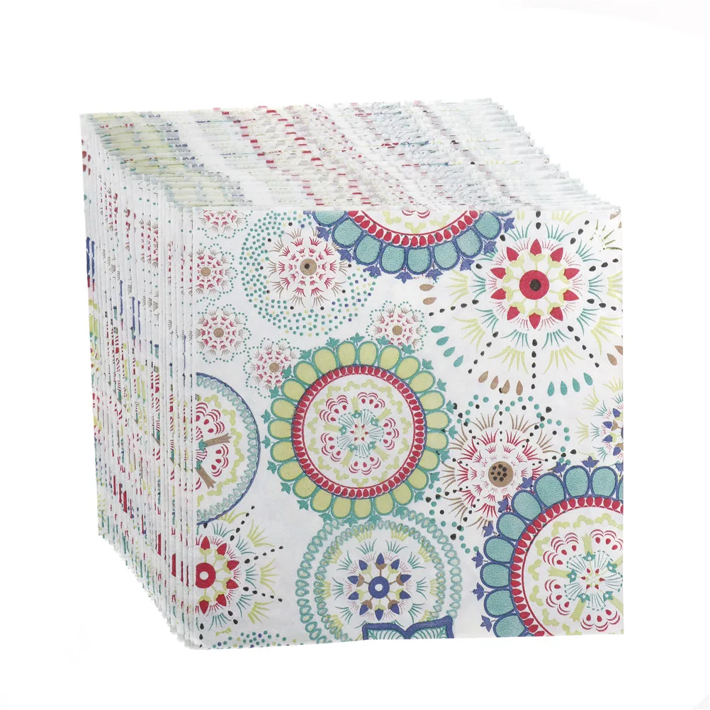 20 pcs/pack Wedding Napkins Colorful Flowers Napkin Paper 100% Virgin Wood Tissue for Party Wedding Decoration 33x33cm
20 pcs/pack Wedding Napkins Colorful Flowers Napkin Paper 100% Virgin Wood Tissue for Party Wedding Decoration 33x33cm
