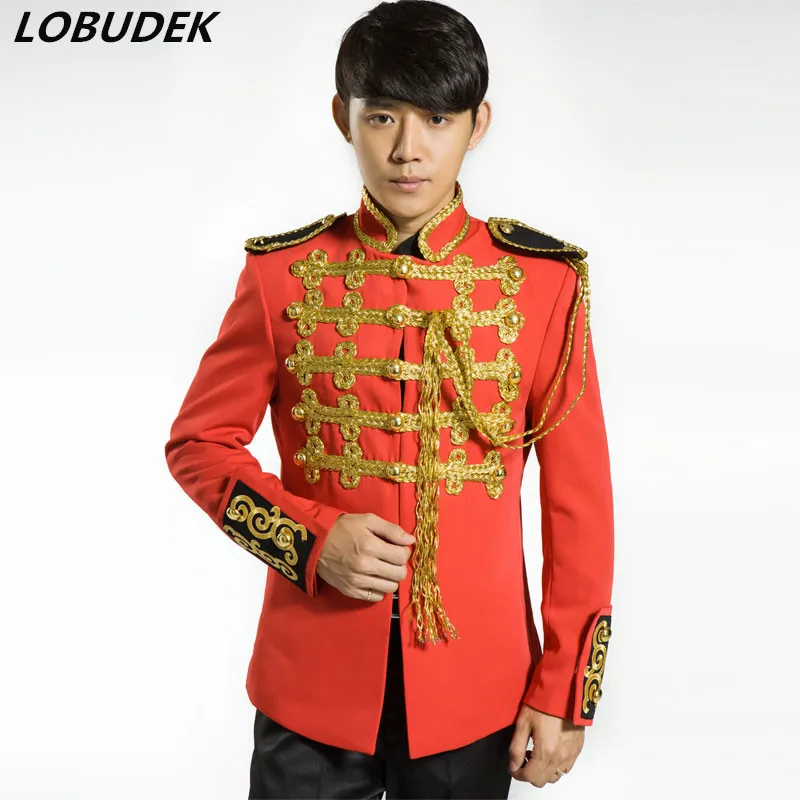 Male Costume Red Men's Clothing Annual Meeting Singer Dancer Stage Show Performance Party Prom Bar
Male Costume Red Men's Clothing Annual Meeting Singer Dancer Stage Show Performance Party Prom Bar