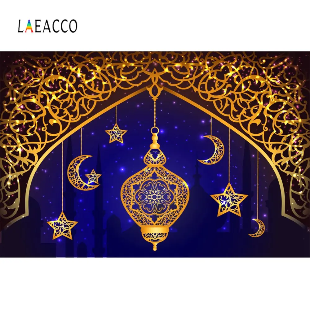 Laeacco EID Muslim Background Gold Moon Ramadan Lesser Bairam Party Poster Portrait Photography Backdrops Photocall Photo Studio
Laeacco EID Muslim Background Gold Moon Ramadan Lesser Bairam Party Poster Portrait Photography Backdrops Photocall Photo Studio