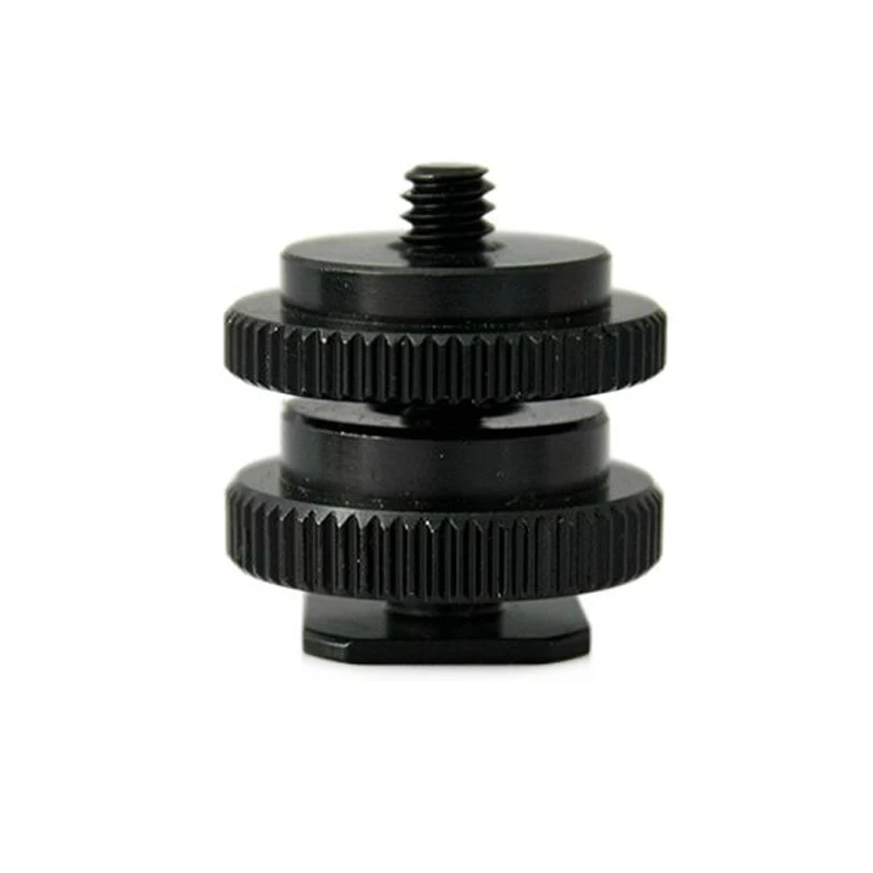 10pcs/lot 1/4 and 3/8 Tripod Mount Screw with Double Layer to Flash Hot Shoe Adapter Holder Mount Photo Studio Accessories
10pcs/lot 1/4 and 3/8 Tripod Mount Screw with Double Layer to Flash Hot Shoe Adapter Holder Mount Photo Studio Accessories