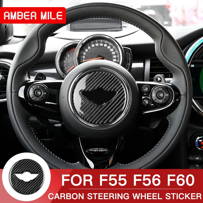 AMBERMILE для Mini Cooper F55 F56 Countryman F60 аксессуары мини F55 F56 F60 наклейка из углеродного волокна внутренняя отделка рулевого колеса
AMBERMILE для Mini Cooper F55 F56 Countryman F60 аксессуары мини F55 F56 F60 наклейка из углеродного волокна внутренняя отделка рулевого колеса