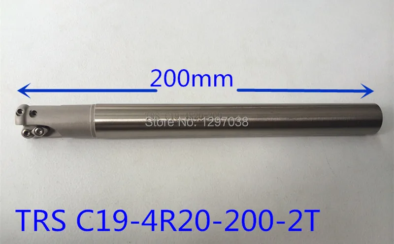TRS C19-4R20-200-2T Comer Rounding End Mill Cutting diameter 12mm Length 130mm TRS Round dowel end mill RDMT0802 Inserts
TRS C19-4R20-200-2T Comer Rounding End Mill Cutting diameter 12mm Length 130mm TRS Round dowel end mill RDMT0802 Inserts