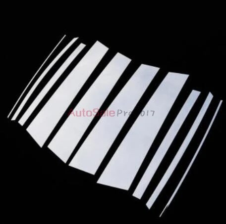 Silver stainless steel Window Middle Pillar Posts trim 10pcs For Mercedes Benz GLC Class X205 2015-2016
Silver stainless steel Window Middle Pillar Posts trim 10pcs For Mercedes Benz GLC Class X205 2015-2016