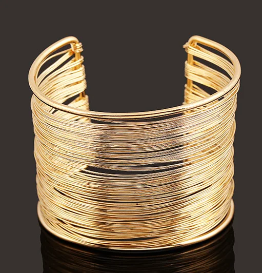 Fashion Classic Unisex Gold Silver Plated Multilayer Strings Wristband Bracelets & Bangles Vintage Wrap Cuff Bangles For Women
Fashion Classic Unisex Gold Silver Plated Multilayer Strings Wristband Bracelets & Bangles Vintage Wrap Cuff Bangles For Women