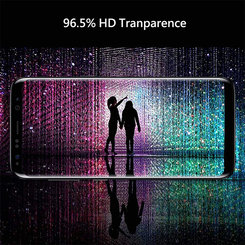 EXUNTON 3D полное покрытие анти-синее закаленное стекло Защита экрана для Samsung S8 S9 Plus