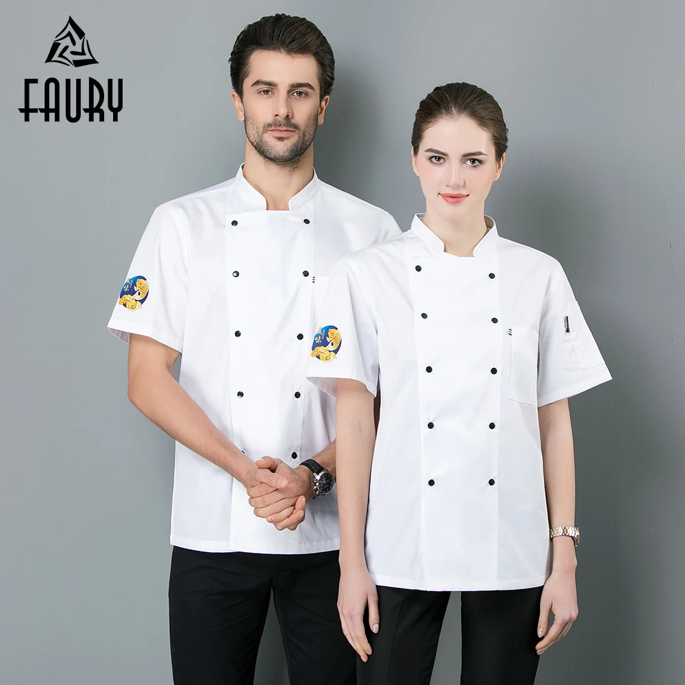 2020 Chef Uniform Chef Jacket Women Men Restaurant Clothes Short Sleeve Workwear Clothing Hotel Kitchen Bakery Cook Shirt
2020 Chef Uniform Chef Jacket Women Men Restaurant Clothes Short Sleeve Workwear Clothing Hotel Kitchen Bakery Cook Shirt