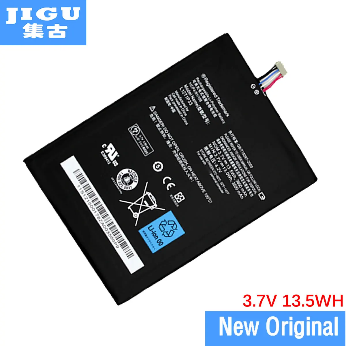 

JIGU 3,7 V 121500180 121500194 1ICP3/80/A7 L12D1P31 L12T1P33 для LENOVO для IdeaPad A3000 A3000H A5000