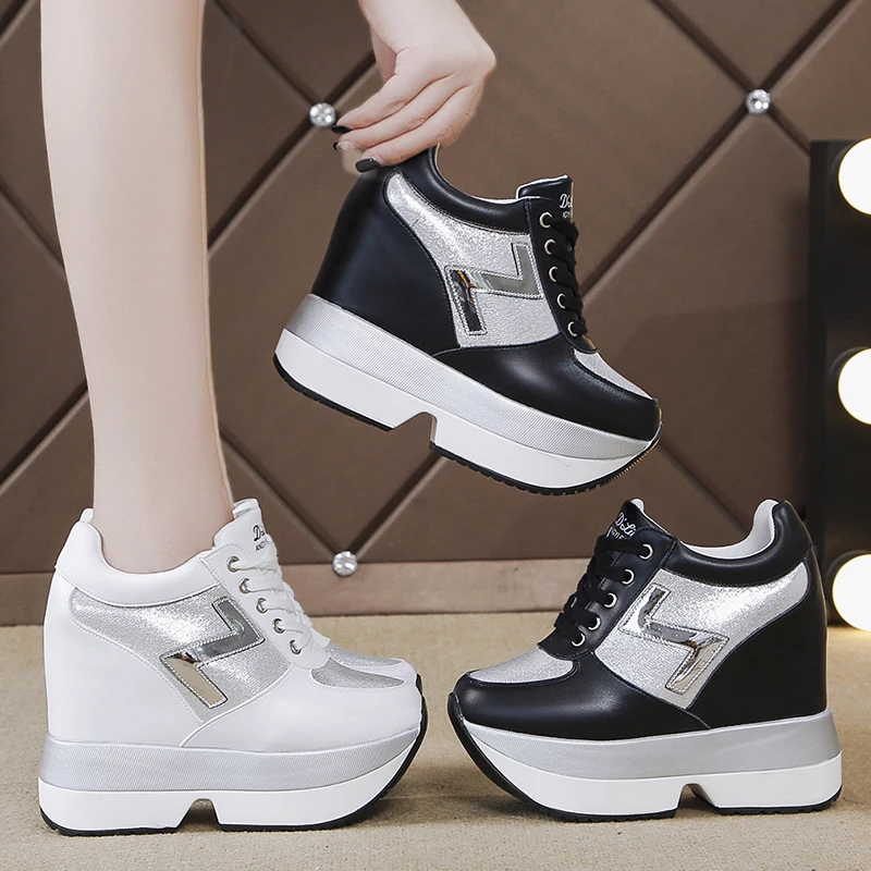 Women Sneakers Leather Casual Platform Trainers White Shoes 10CM Heels Autumn Wedges Breathable Woman Height Increasing Shoes
Women Sneakers Leather Casual Platform Trainers White Shoes 10CM Heels Autumn Wedges Breathable Woman Height Increasing Shoes