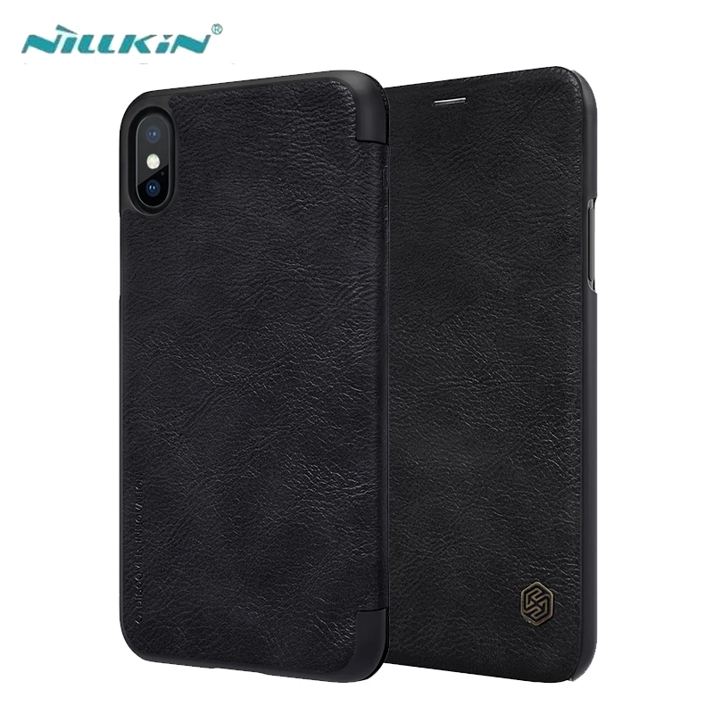 For iPhone X Leather Case Luxury Ultra Thin PU Leather Flip Cases Cover For Apple iPhone X With Card Slot NILLKIN Qin Series
For iPhone X Leather Case Luxury Ultra Thin PU Leather Flip Cases Cover For Apple iPhone X With Card Slot NILLKIN Qin Series
