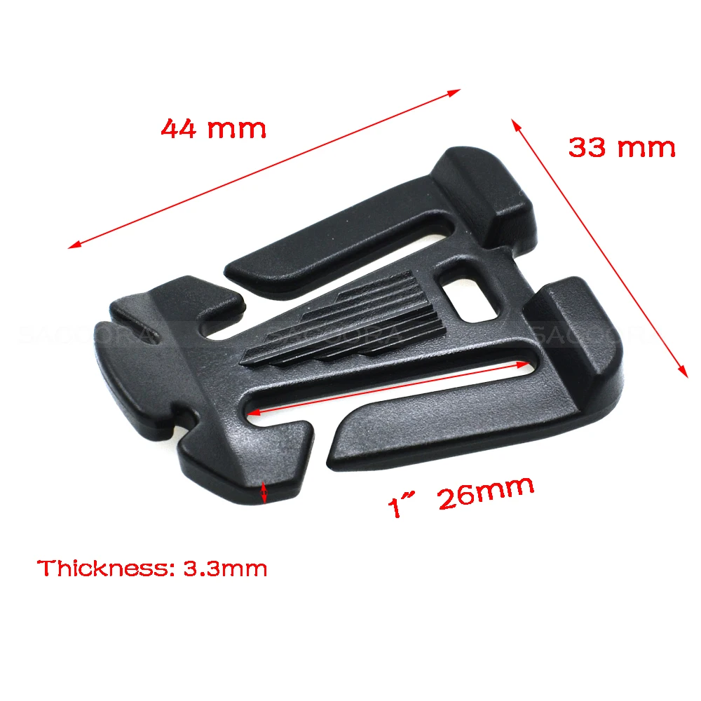 1000pcs 1"(25mm) Web Dominator Sternum Buckle No Elastic Rope Outdoor Accessories For Paracord/Backpack Black Free Shipping
1000pcs 1"(25mm) Web Dominator Sternum Buckle No Elastic Rope Outdoor Accessories For Paracord/Backpack Black Free Shipping