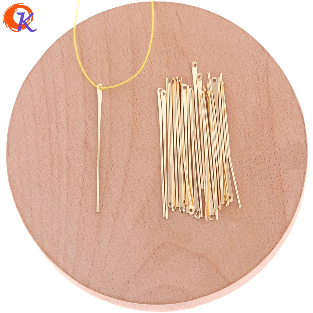 Cordial Design 100Pcs 43mm Jewelry Accessories/Copper Material/Gold Connectors Stick/Earrings Base/Hand Made/Earrings Finding
Cordial Design 100Pcs 43mm Jewelry Accessories/Copper Material/Gold Connectors Stick/Earrings Base/Hand Made/Earrings Finding