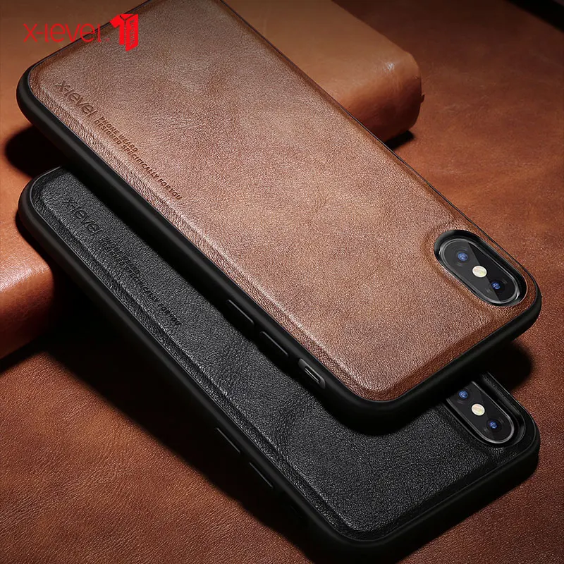 Кожаный чехол X Level для iPhone 11 Pro Max XS XR MAX SE 2 оригинальный роскошный ультралегкий 6 6S 7
