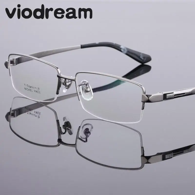 Viodream Super Light Business Half Pure Titanium Glasses Frame Men Optical Prescription Eyewear Eyeglasses Frames Oculos De Grau
Viodream Super Light Business Half Pure Titanium Glasses Frame Men Optical Prescription Eyewear Eyeglasses Frames Oculos De Grau