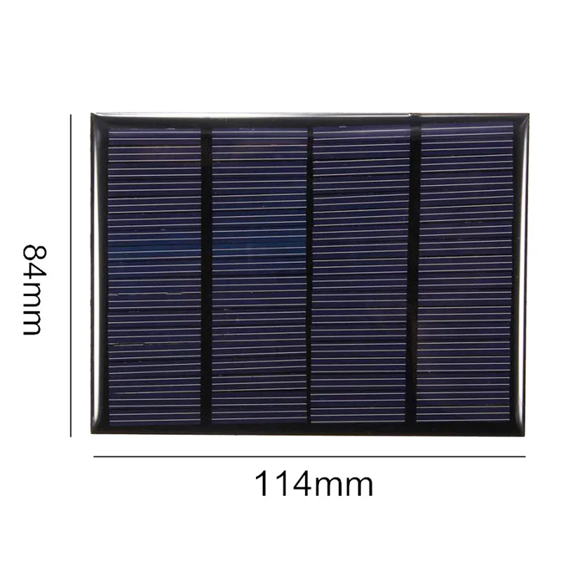 ANBES солнечная панель 5 В в 6 9V 12V 18 VMini Солнечная система DIY для аккумуляторной