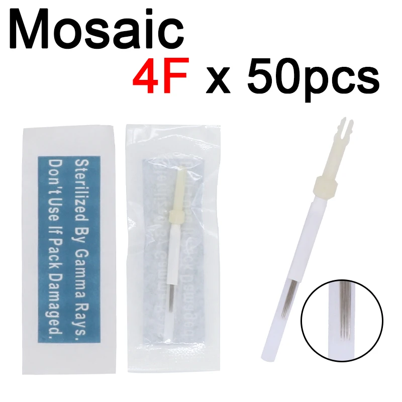 Professional Sterilized Permanent Makeup Needle Eyebrow Tattoo Needle 4 Flat 50pcs 4F needle mosaic for Beauty Make up
Professional Sterilized Permanent Makeup Needle Eyebrow Tattoo Needle 4 Flat 50pcs 4F needle mosaic for Beauty Make up