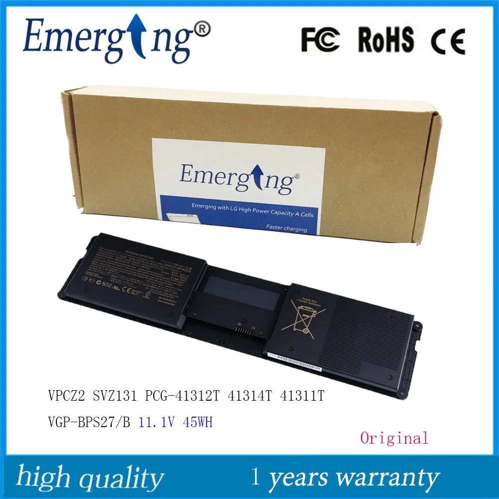 Новый оригинальный аккумулятор для ноутбука BPS27 SONY Z2 Z13 VPCZ2 SVZ131 PCG 41312T 41314T 41311T VGP