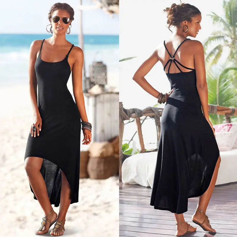Sexy Ladies Boho Summer Cocktail Party Backless Beach Long Dress Sexy Womens Spaghetti Strap Sleeveless Loose Dresses
Sexy Ladies Boho Summer Cocktail Party Backless Beach Long Dress Sexy Womens Spaghetti Strap Sleeveless Loose Dresses