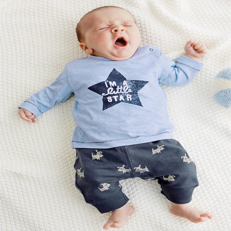 2016 Spring Autumn Children Set Baby Boy Clothing Sets Suit Star Printed T shirts + Cat Pants Set Kids Clothes Sets Hot Sale
2016 Spring Autumn Children Set Baby Boy Clothing Sets Suit Star Printed T shirts + Cat Pants Set Kids Clothes Sets Hot Sale