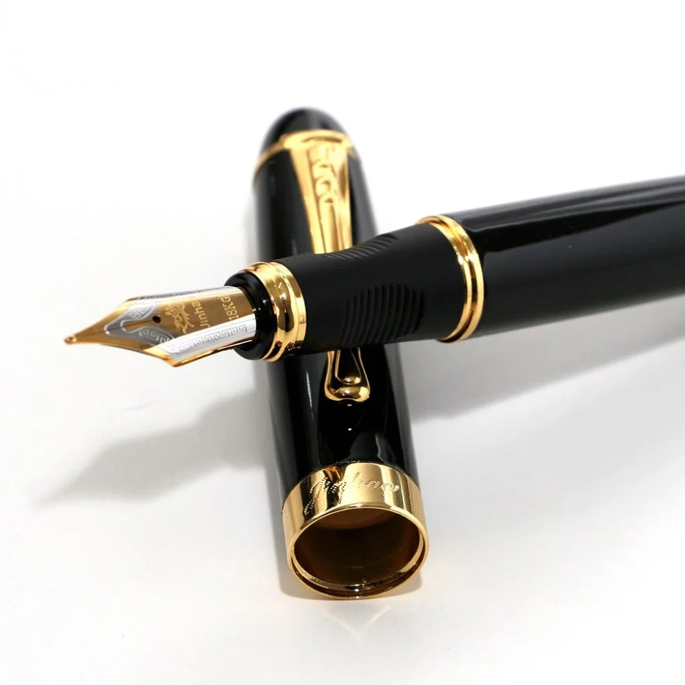 High quality metal Fountain pen 0.5 Iraurita nib Golden Clip luxury calligraphy ink pens Jinhao x450 writing Office 1G809
High quality metal Fountain pen 0.5 Iraurita nib Golden Clip luxury calligraphy ink pens Jinhao x450 writing Office 1G809