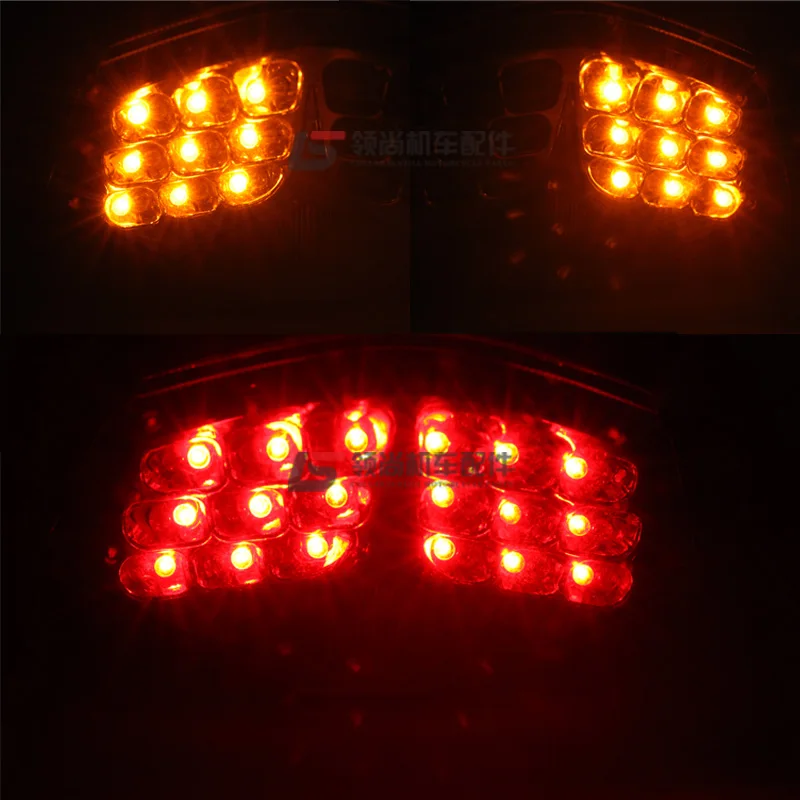 Motorcycle modified parts for Kawasaki ZX-6R 09 - 12 years ZX10R 08 - 10 years modified LED rear taillight rear brake light
Motorcycle modified parts for Kawasaki ZX-6R 09 - 12 years ZX10R 08 - 10 years modified LED rear taillight rear brake light