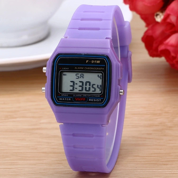 Alarm clock silicone waterproof timing multi-functional outdoor sports F91 electronic watch fashion trend personality of childre
Alarm clock silicone waterproof timing multi-functional outdoor sports F91 electronic watch fashion trend personality of childre