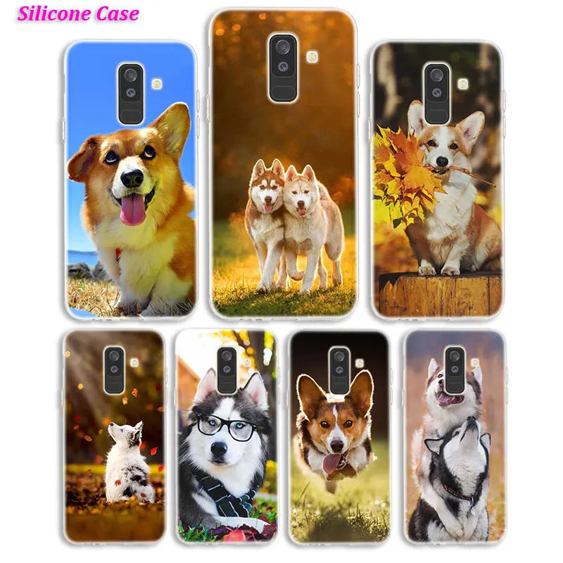 Силиконовый чехол для телефона модный Wacky Husky Dog Samsung Galaxy A8S A6S A9 A8 Star A7 A6 A5 A3 Plus 2018 2017