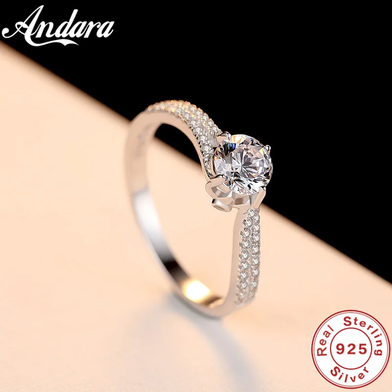 Promise 925 Sterling Silver Ring Classic Wedding Ring Jewelry Cubic Zircon Rings For Women Bridesmaid Gifts
Promise 925 Sterling Silver Ring Classic Wedding Ring Jewelry Cubic Zircon Rings For Women Bridesmaid Gifts
