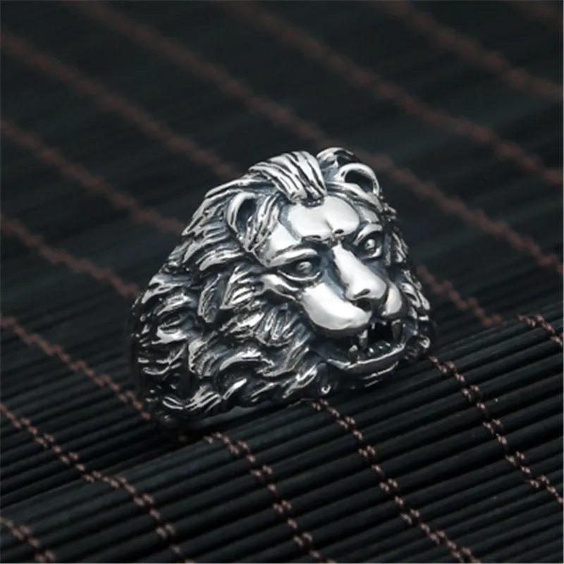 Женское/мужское кольцо BESTLYBUY, Винтажное кольцо из 100% стерлингового серебра 925 пробы в стиле панк, Король Лев
Женское/мужское кольцо BESTLYBUY, Винтажное кольцо из 100% стерлингового серебра 925 пробы в стиле панк, Король Лев