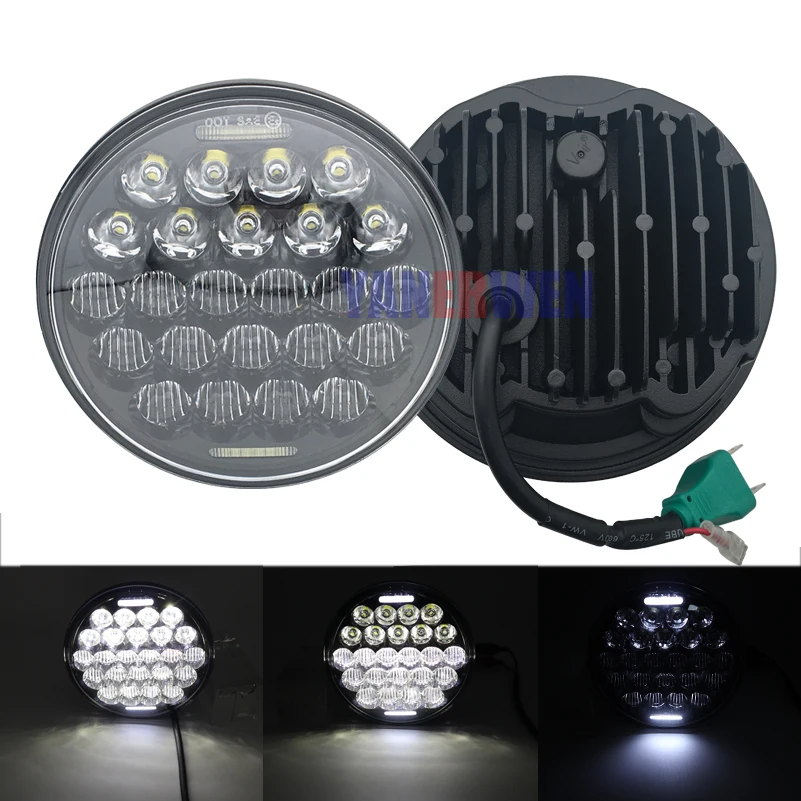 5.75 Inch Led Headlight with DRL Angel Eyes Round Led Head Lamp High Low Beam for Dyna Street Bob Motorcycle(Black)
5.75 Inch Led Headlight with DRL Angel Eyes Round Led Head Lamp High Low Beam for Dyna Street Bob Motorcycle(Black)