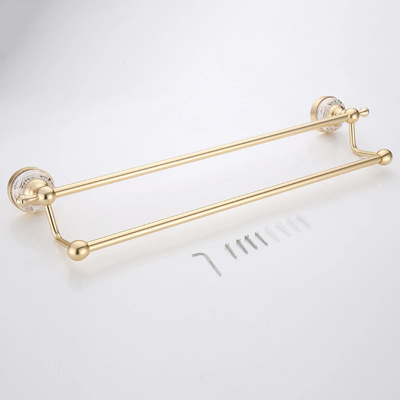 Mounted Gold Towel Bars Bathroom Double Towel Rod Bathroom Accessories Free Shipping Wholesale And Retail
Mounted Gold Towel Bars Bathroom Double Towel Rod Bathroom Accessories Free Shipping Wholesale And Retail