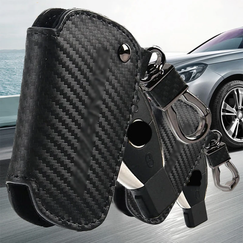 Carbon Fiber Leather Key Cover Case Shell For Mercedes Benz A CLA GLA C E S 2018
Carbon Fiber Leather Key Cover Case Shell For Mercedes Benz A CLA GLA C E S 2018