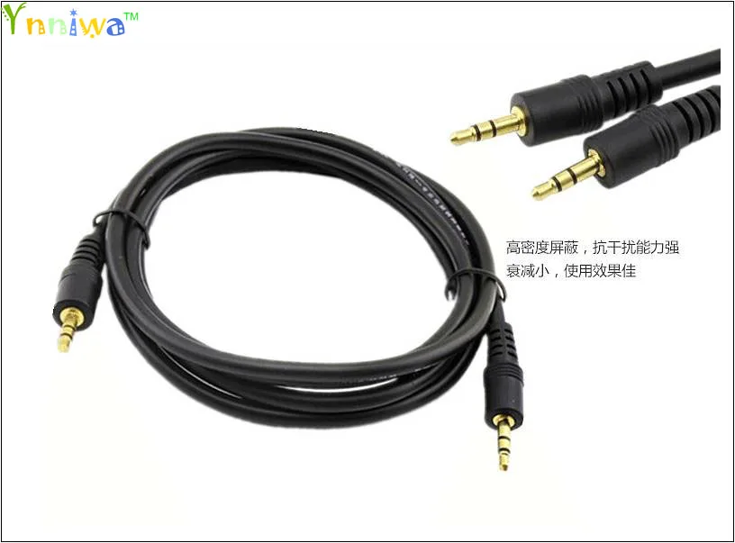 High quality Short 1.5M Black 3.5mm jack to jack Aux Cable male to male stereo Audio Cable for mobile phone audio line
High quality Short 1.5M Black 3.5mm jack to jack Aux Cable male to male stereo Audio Cable for mobile phone audio line