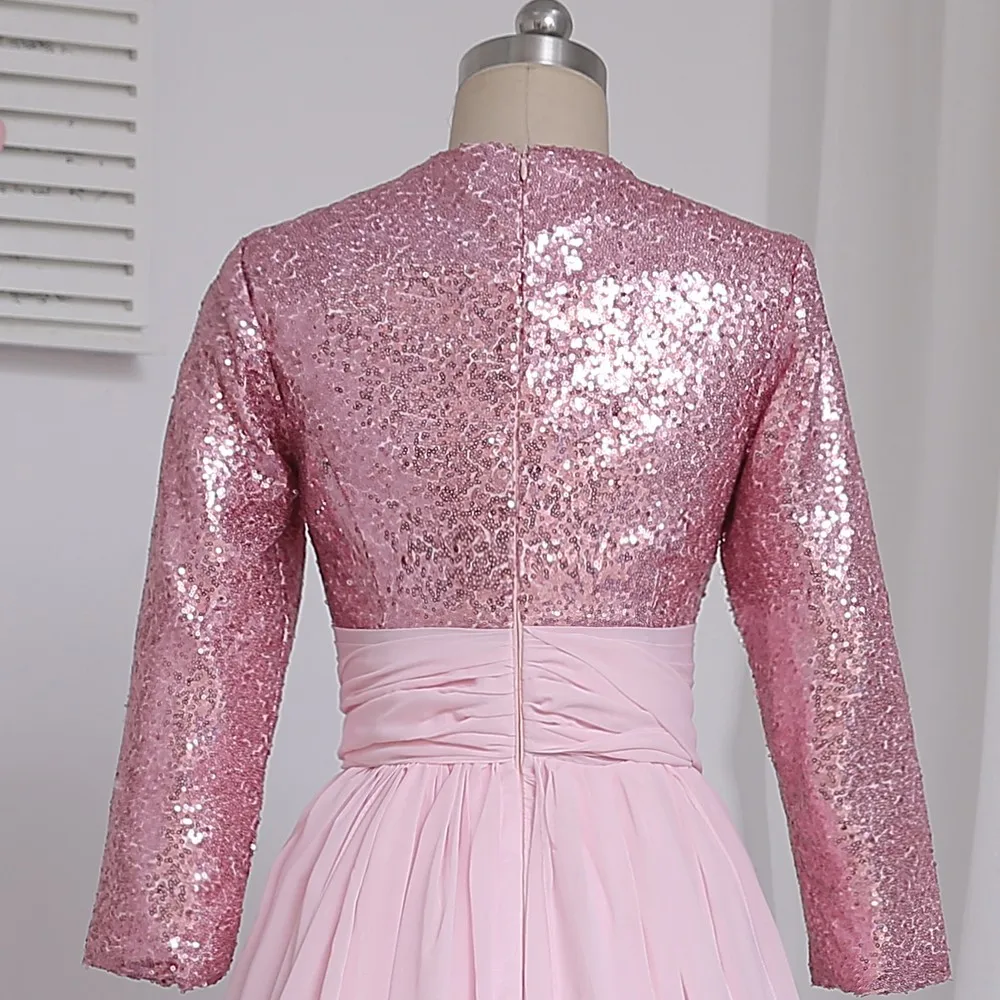 Elegant Muslim Evening Dresses A-line 3/4 Sleeves Pink Squins Abaya In Dubai Kaftan Islamic Prom Dresses Evening Gown
Elegant Muslim Evening Dresses A-line 3/4 Sleeves Pink Squins Abaya In Dubai Kaftan Islamic Prom Dresses Evening Gown