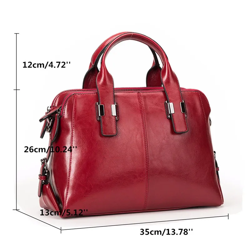 Women Cowhide Leather Handbag Fashion Luxury Genuine Leather Casual Tote Bags Female Capacity Shoulder Hand Bag Feminina Bolsa
Women Cowhide Leather Handbag Fashion Luxury Genuine Leather Casual Tote Bags Female Capacity Shoulder Hand Bag Feminina Bolsa