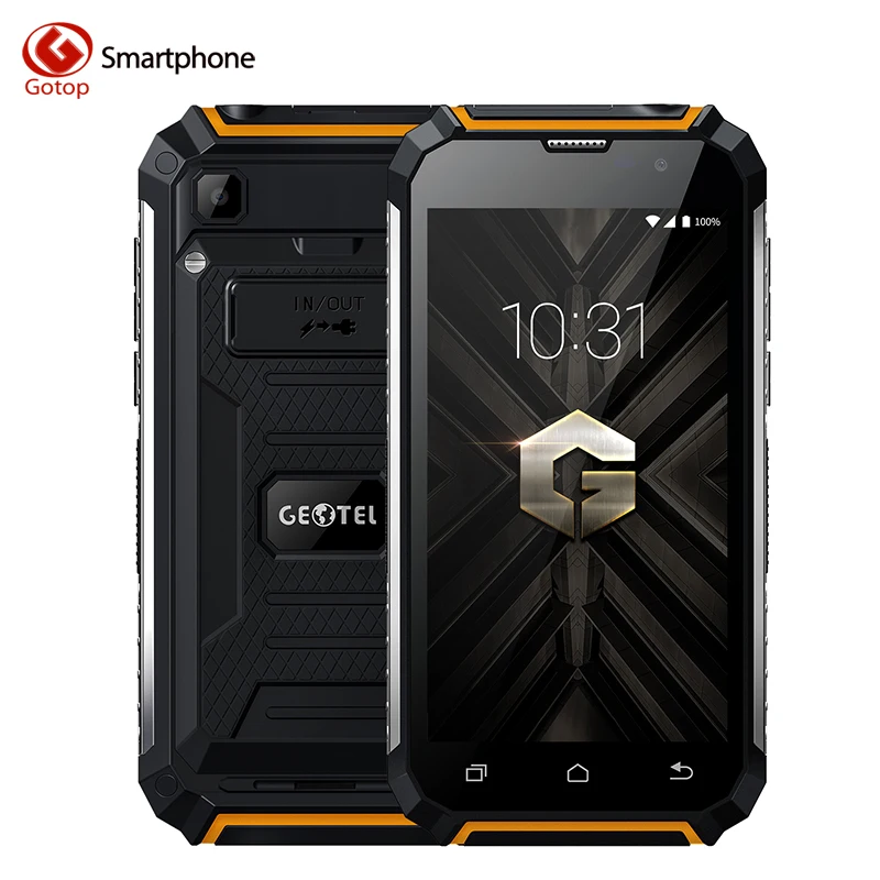 Geotel G1 Power Bank Cell Phone MTK6580A Quad Core 5.0 Inch Android 7.0 Smartphone 2GB RAM 16GB ROM 7500mAh Battery Mobile | Мобильные