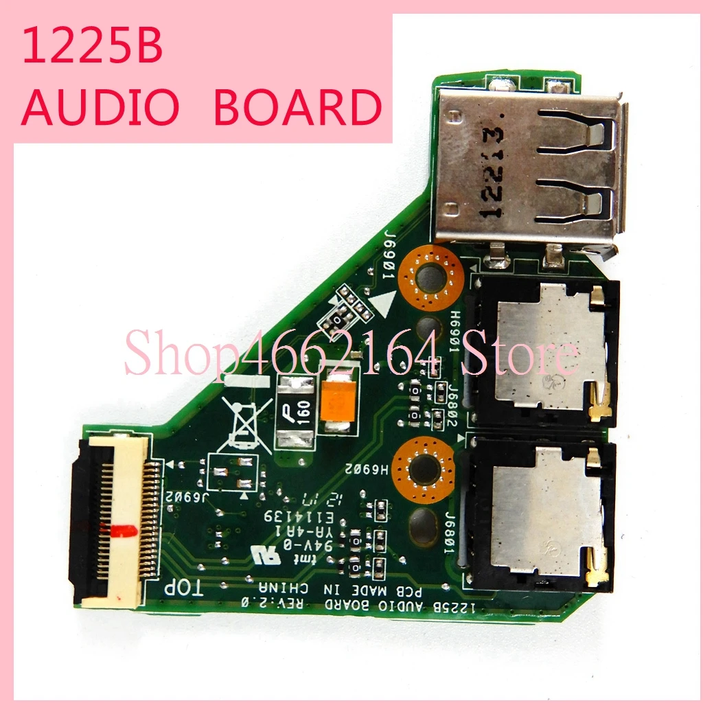 1225B AUDIO BOARD for ASUS 1225B 1225C 1225 Laptop Audio IO Board USB Board Test work
1225B AUDIO BOARD for ASUS 1225B 1225C 1225 Laptop Audio IO Board USB Board Test work