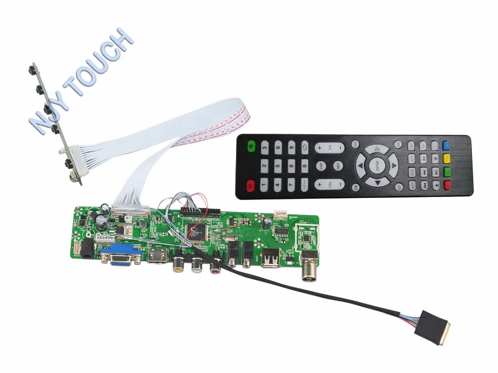 Новый HDMI USB AV VGA ТВ удаленного ЖК-дисплей плате контроллера комплект плюс N089L6-L03