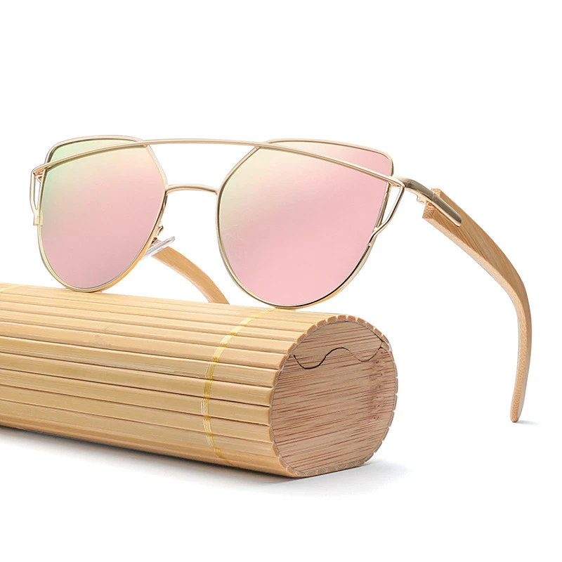 Fashion Women Bamboo Sunglasses Polarized UV400 Lens Mirror Rose Gold Super Star Men Wood Sun Glasses Free Shipping 
Fashion Women Bamboo Sunglasses Polarized UV400 Lens Mirror Rose Gold Super Star Men Wood Sun Glasses Free Shipping