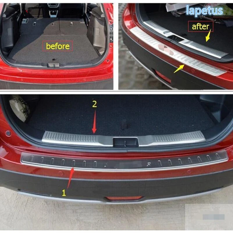 Lapetus Rear Bumper ( inner + outer ) Door Sill Protector Plate Decoration Cover Trim 2 Pcs For Suzuki Sx4 S-cross 2014 - 2019
Lapetus Rear Bumper ( inner + outer ) Door Sill Protector Plate Decoration Cover Trim 2 Pcs For Suzuki Sx4 S-cross 2014 - 2019