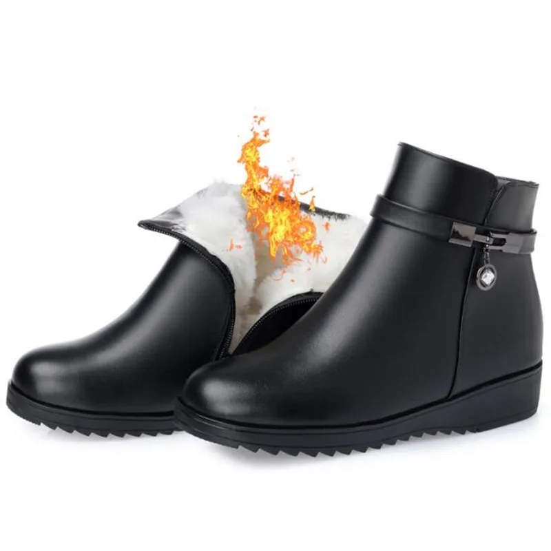 2021 Newest Fashion Winter Ankle Boots Women Boots Flat Warm Comfort Wool Shoes Snow Boots Genuine Leather Shoes Boots Plus Size
2021 Newest Fashion Winter Ankle Boots Women Boots Flat Warm Comfort Wool Shoes Snow Boots Genuine Leather Shoes Boots Plus Size