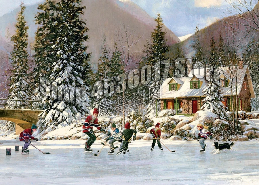 5d Diy Diamond Painting Hockey Pond Winter Art Cross Stitch Diamond Embroidery landscape Full Mosaic Home Decor Children'S Gifts
5d Diy Diamond Painting Hockey Pond Winter Art Cross Stitch Diamond Embroidery landscape Full Mosaic Home Decor Children'S Gifts