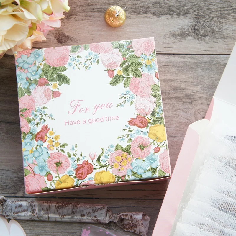 13.5*13.5*5cm 10pcs colorful flower for you Paper Box candy Cookie Storage Boxes valentine gift Packaging Wedding Christmas Use
13.5*13.5*5cm 10pcs colorful flower for you Paper Box candy Cookie Storage Boxes valentine gift Packaging Wedding Christmas Use