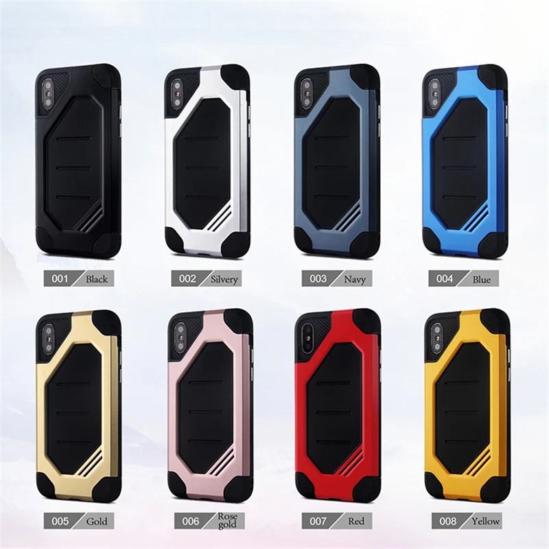 30pcs Romiky for Apple iPhone X Cases Back Cover Housing Plastic Frame + Silicone Dual Layer Protection Case 10 | Мобильные телефоны