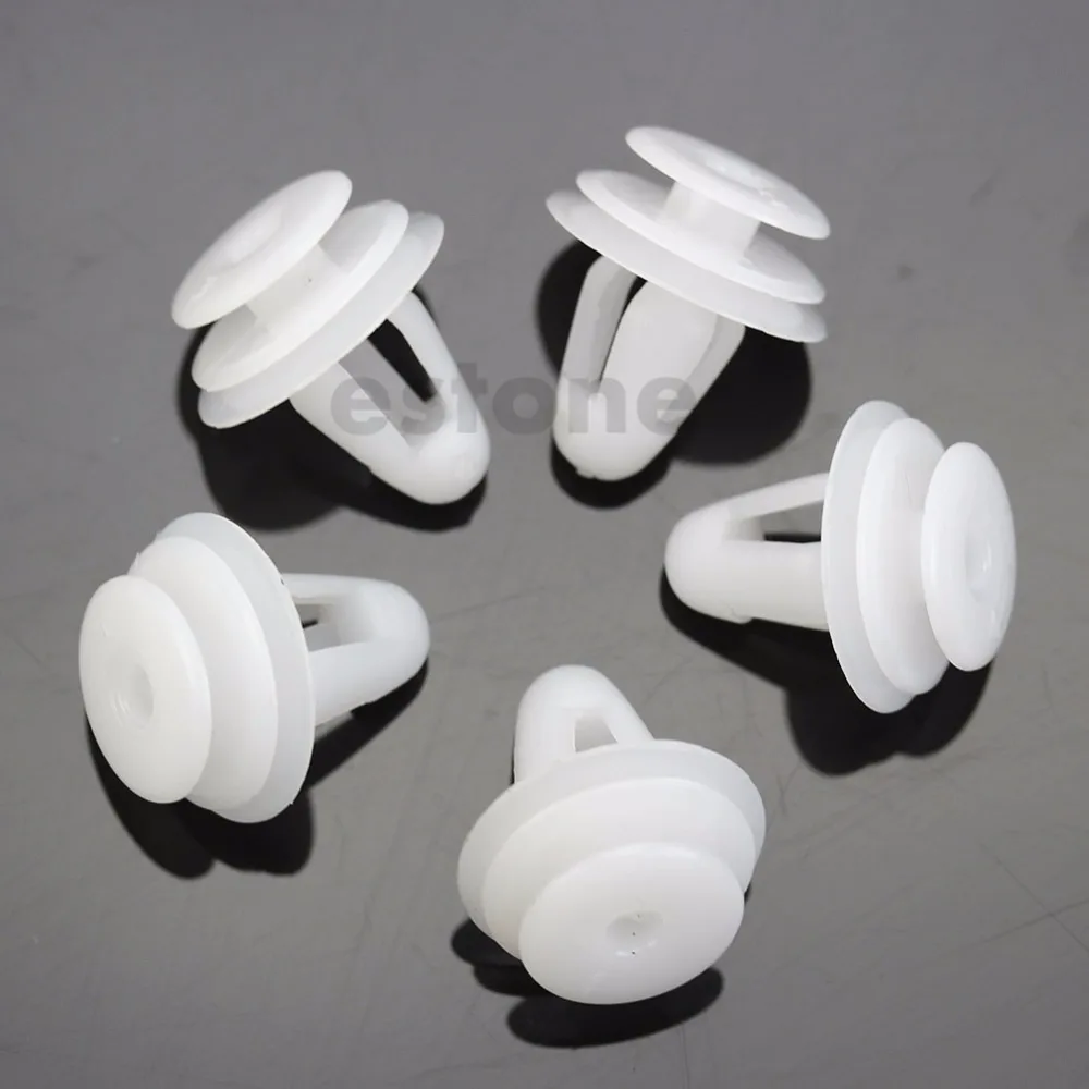 50 Pcs Vehicle Car White Plastic Rivets Fastener Door Clips for 8 mm Hole hot sell
50 Pcs Vehicle Car White Plastic Rivets Fastener Door Clips for 8 mm Hole hot sell